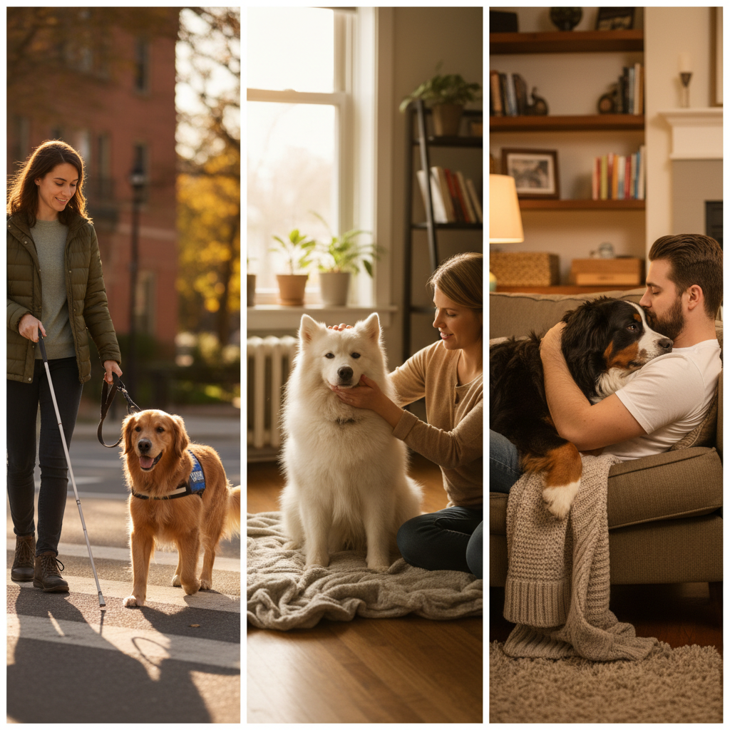 Service Dog, Therapy Dog, or Emotional Support Animal: What's the Difference and Why It Matters